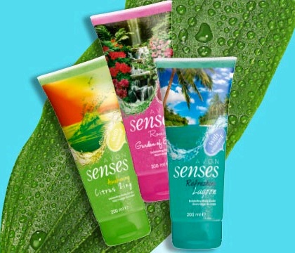 Ексфолианти AVON Senses